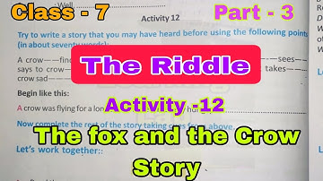 The Riddle Activity - 12 solved  Class7  #madhyamik #wbbse #cbse