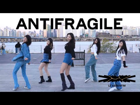 [BuskING] LE SSERAFIM(르세라핌) - ANTIFRAGILE Dance Cover _221126 한강버스킹