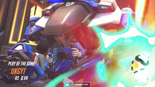 Overwatch 2 Officer D.va Win Play of the Game 26 Kills