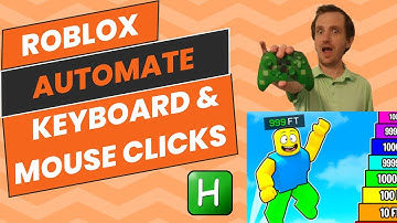 AutoHotkey Roblox - Automating Game Play (Jump, Run, Click) keyboard press