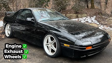 Engine goes back in + Fixing things I hate again... | FC RX7 Restoration Ep.35