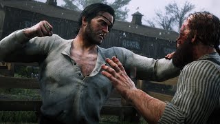 Brutal Hand-to-Hand Combat - Red Dead Redemption 2 Gameplay