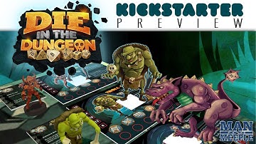 Die in the Dungeon Preview by Man vs Meeple (FunDaMental Games)