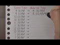 Fix your sleep with this chart