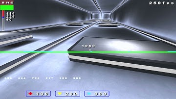 Quake 3 Defrag - cos1_beta7b White Strafe Pads