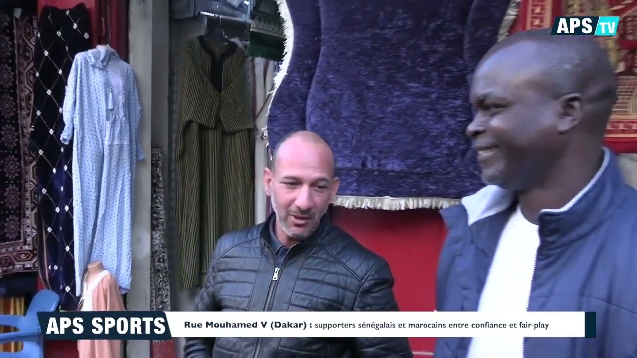 Rue Mouhamed V (Dakar) : supporters sénégalais et marocains entre confiance et fair-play