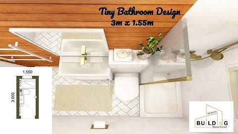 How to model Tiny Bathroom in Archicad (تصميم ارشيكاد)