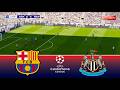 Barcelona Vs Newcastle UEFA Champions League 2025 26 Full Match All Goals Pes 21 Gameplay