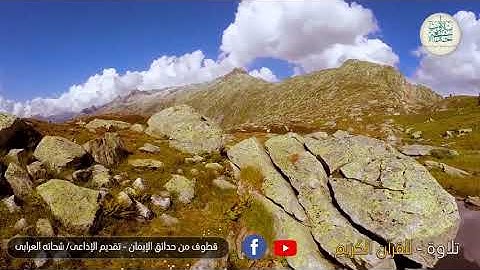 إذاعة القرآن الكريم من القاهرة - برنامج قطوف من حدائق الإيمان - تقديم الإذاعى الكبير/شحاته العرابى