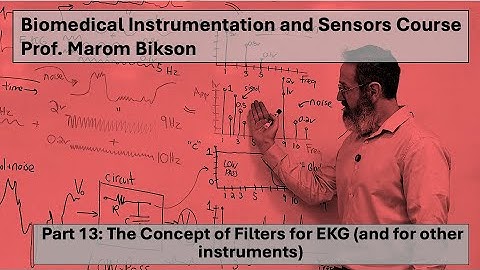 Biomedical Instrumentation Course 13: The Concept of Filters for EKG (and for other instruments)