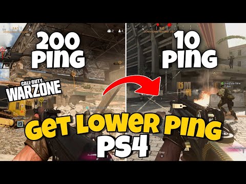 How to get lower ping in warzone ps4 | warzone latency fix ps4