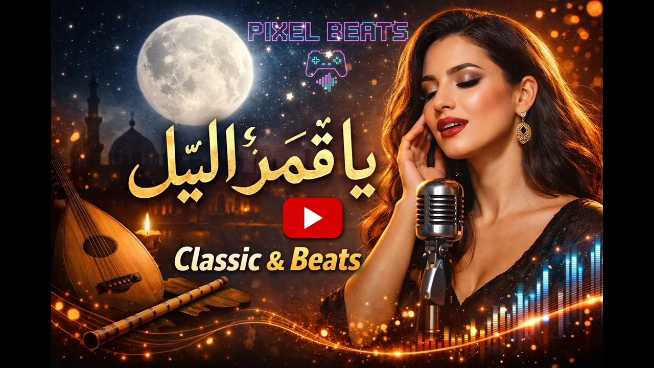 يا قمرُ الليل | Ya Qamar Al-Layl 🌙 | Classic Arabic Song with Modern Beats