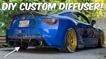 Making a Custom Diffuser!! Subaru BRZ