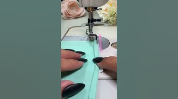 Rolled Hem Sewing Hack - Part 2 #sew #sewing #sewist #sewinghack #sewingforbeginners #tailor #diy