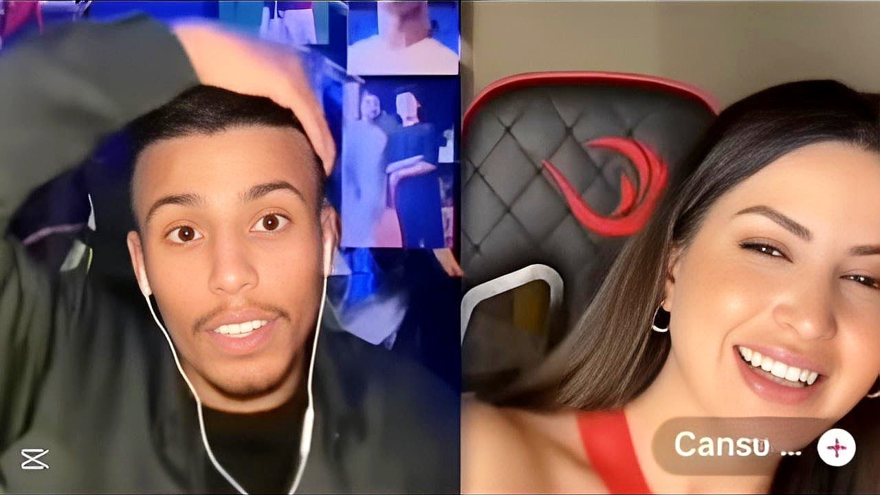 فصيص مع جانسي بنت تركيه ما بتعرف ان فيصل يغني عندما غنى لها فيصل بالتركي انصدمت من صوت 😱👉