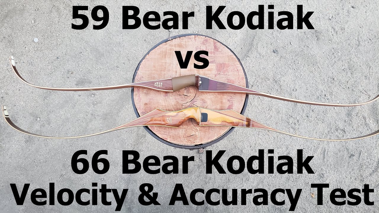 Velocity & Accuracy Comparison - 59 Bear Kodiak Vs 66 Bear Kodiak