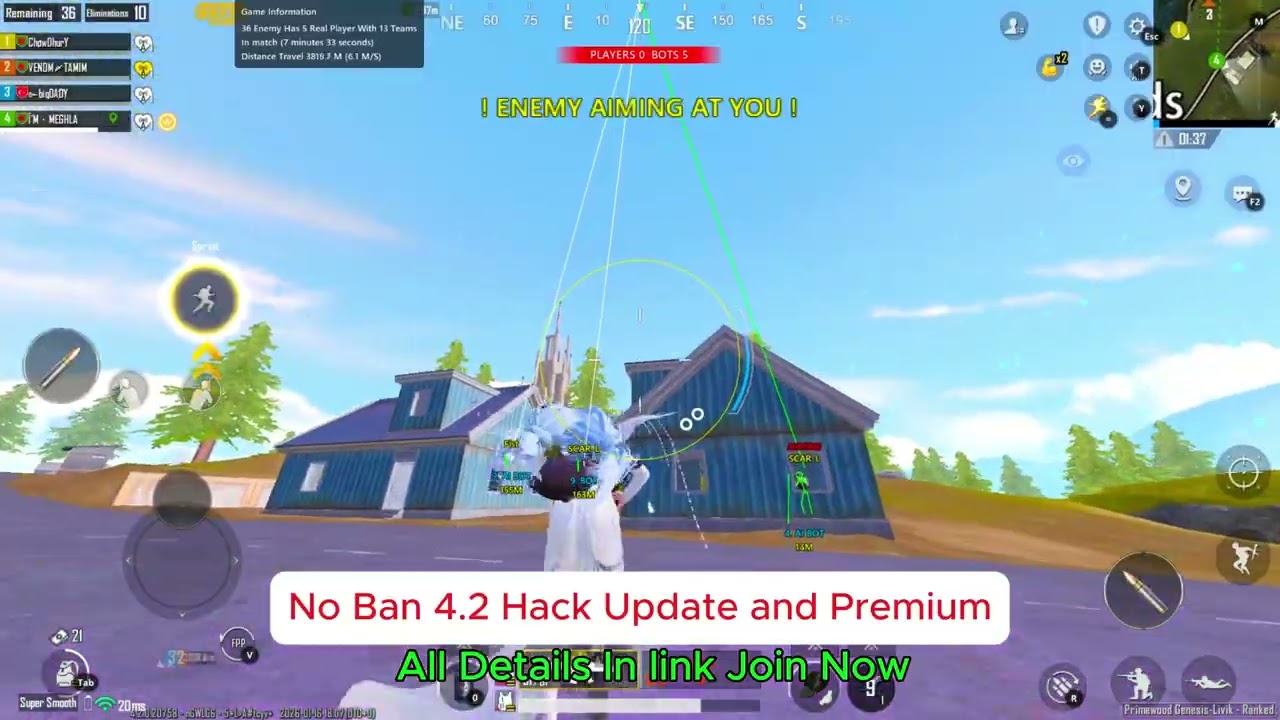 Update PUBG Mobile 4.2 Hack + GameLoop Bypass 2026  100% Safe  No Ban for Main ID