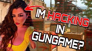 Female Hacks In GunGame