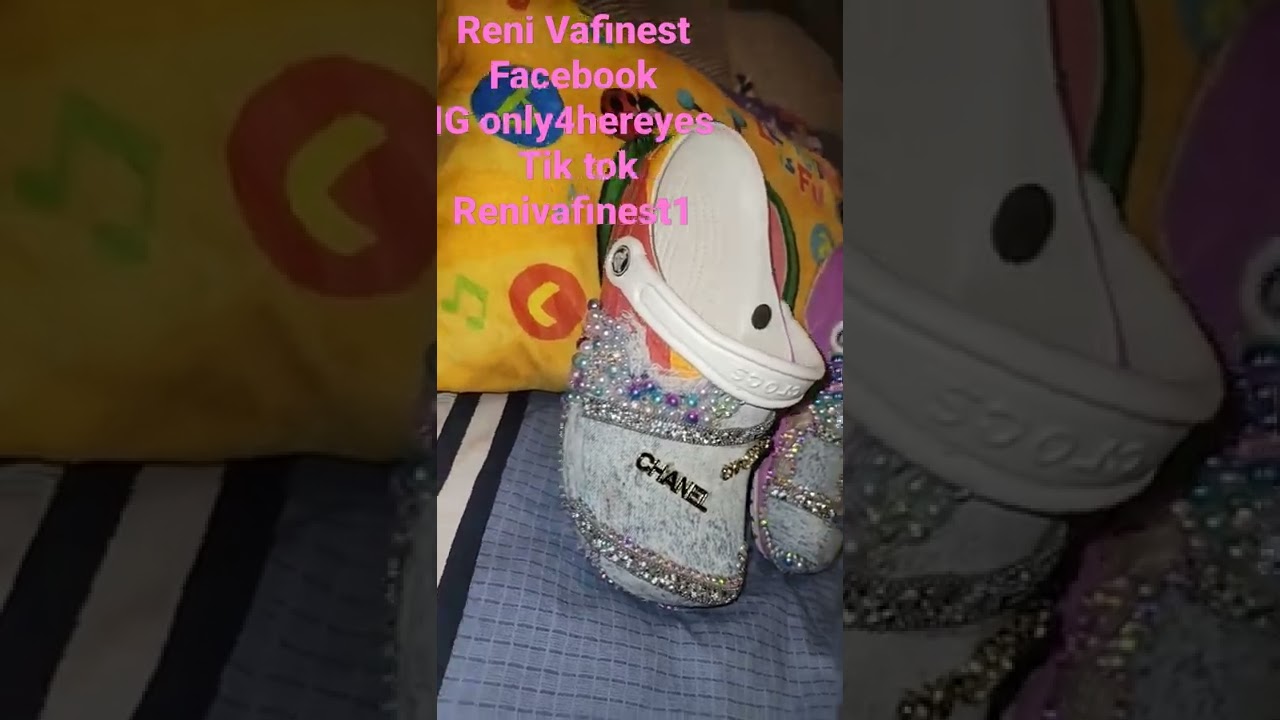 bling crocs  Facebook renivafinest or ig only4hereyes  Tiktok Renivafinest1