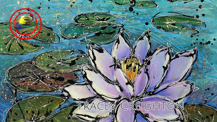 Acrylic painting techniques and tutorial with Trac...