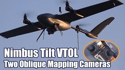 Nimbus Tilt VTOL Two Oblique Mapping Cameras 3D Modelling Project