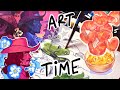 Big art session and small updates  draw with me