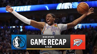 2024 NBA Playoffs: Thunder STORM back against Mavs to EVEN SERIES 2-2 | CBS Sports