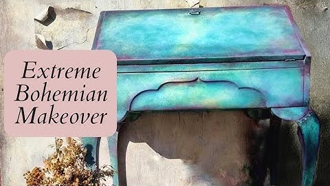 Extreme Bohemian Makeover! Learn How to Layer Chalk Paints