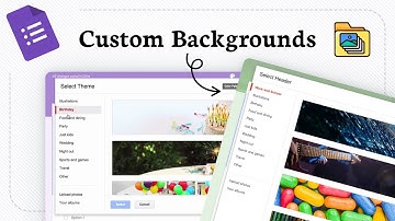 How to add background Image Google Forms (form design tips)