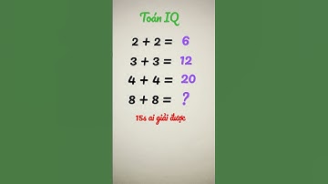 Toán IQ | Tìm quy luật cho bài toán logic #shortvideo #đại_số #toán_học #maths