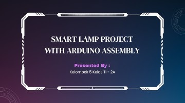 SISTEM LAMPU OTOMATIS MENGGUNAKAN SENSOR CAHAYA DAN SENSOR GERAK BERBASIS ARDUINO ASSEMBLY