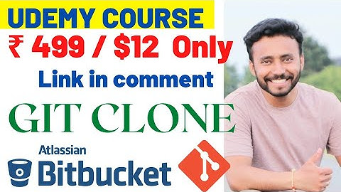BitBucket Tutotials | How to Clone Bitbucket cloud remote repository using SSH Protocol |UdemyCourse