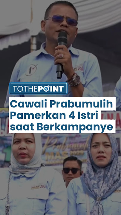 Viral Calon Wali Kota Prabumulih H Arlan Pamer 4 Istri saat Kampanye, Dikritik Berikan Contoh Buruk