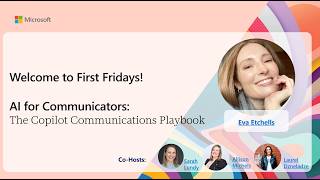First Fridays AI for Communicators The Copilot Communications Playbook