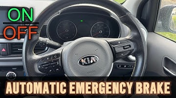 2022 KIA NIRO - How to Turn ON/OFF the Automatic Emergency Brake