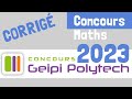 Concours  concours geipi polytech 2023