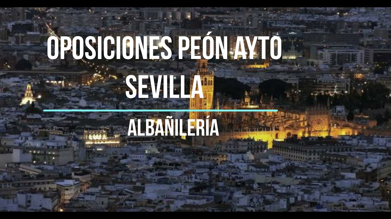 AUDIOS OPOSICIONES PEÓN AYTO SEVILLA ALBAÑILERÍA