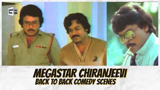 Megastar Chiranjeevi Comedy Scenes | Back 2 Back Comedy Scenes | Vijetha, Yamakinkarudu