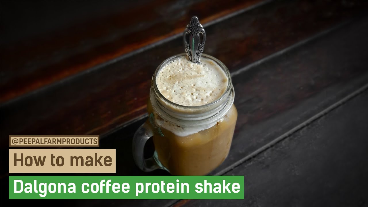 How to make Dalgona coffee protein shake Homemade dalgona coffee