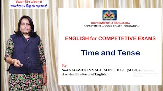 English : Time and Tense by Nagaveni N V from Vijayi Bhava DCE
