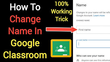 How To Change Name In Google Classroom || Google Classroom Mei Name Change Kaise Kare ||