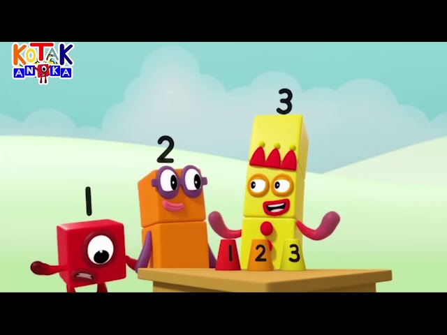 Numberblocks - Belajar Menghitung! dan Bahasa Inggris | Funny class=