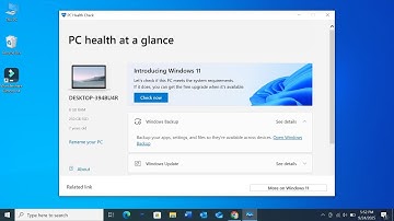 How to Download & Install PC Health Check APP in Windows 10/11