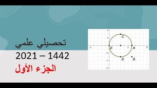 تحصيلي الجزء الاول