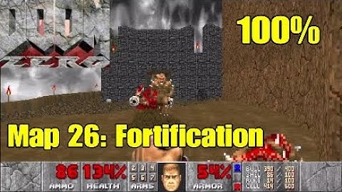 Doom Zero (100%) Walkthrough: Map 26 - Fortification