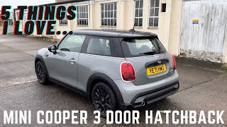 5 THINGS I LOVE ABOUT THE 2021 MINI COOPER 3 DOOR HATCHBACK REVIEW! THE BEST MINI COOPER YET?!