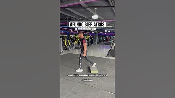 Afundo Step Atrás - Douglas Tavares #musculação #exercício #treino #academia #emagrecer #afundo