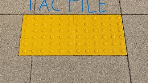 Tactile Paving - The secret Language of Sidewalks