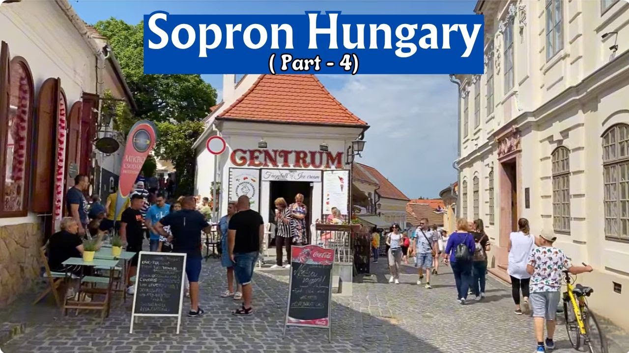 Virtual Walk around Sopron Hungary - Part 4 | Sopron City Tour 4K