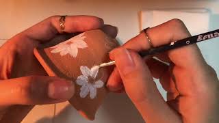 Painting on pottery الرسم على الفخار
